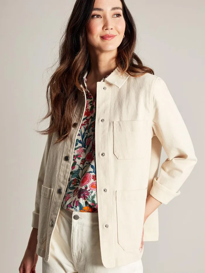 Joules Coats and Jackets Women White Chore Jacket