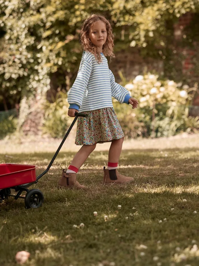 Joules Dresses Girls Blue Sweatshirt Dress