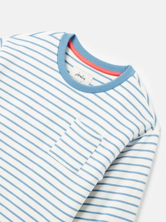 Joules Dresses Girls Blue Sweatshirt Dress