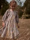 Joules Dresses Girls White Tiered Woven Dress