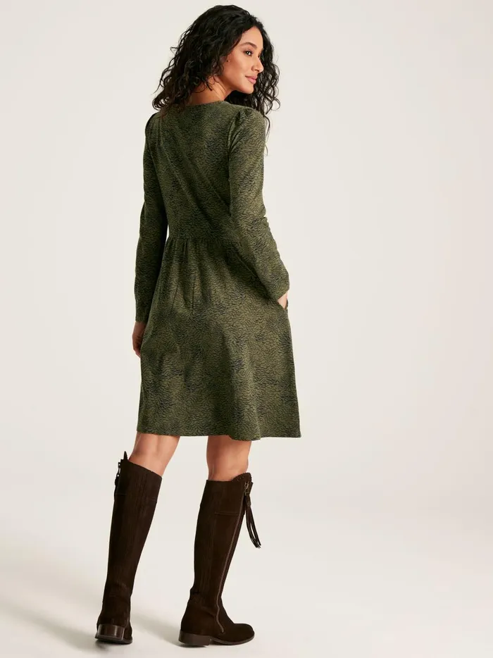 Joules Dresses Women Green Long Sleeve Jersey Dress