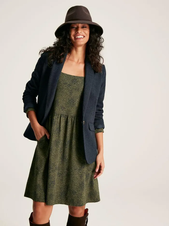 Joules Dresses Women Green Long Sleeve Jersey Dress