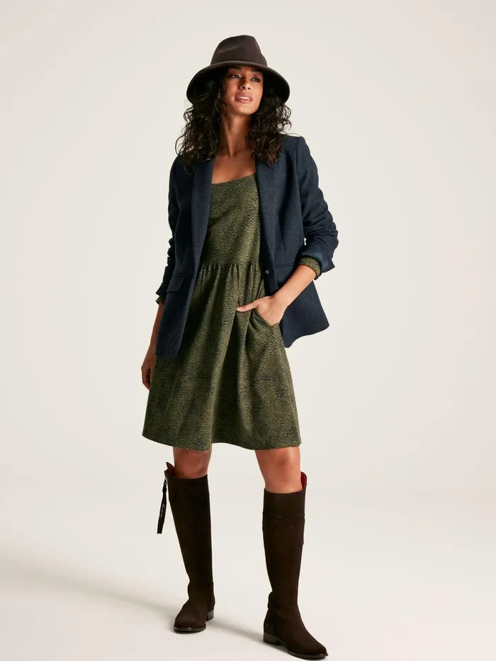 Joules Dresses Women Green Long Sleeve Jersey Dress
