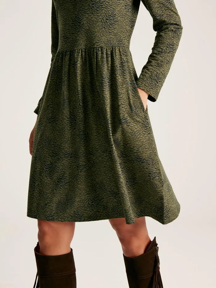 Joules Dresses Women Green Long Sleeve Jersey Dress
