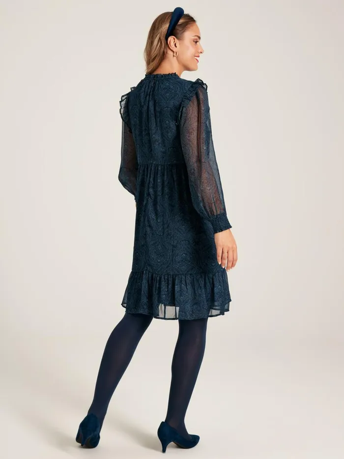 Joules Dresses Women Navy Balloon Sleeve Dress