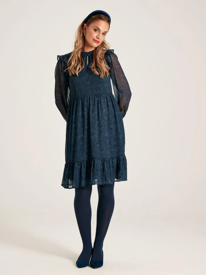 Joules Dresses Women Navy Balloon Sleeve Dress