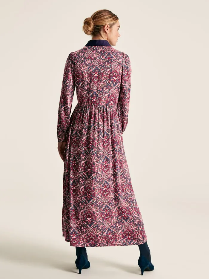 Joules Dresses Women Navy Blue Printed Shirt Dress