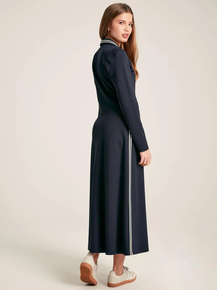 Joules Dresses Women Navy Button Down Ponte Jersey Dress