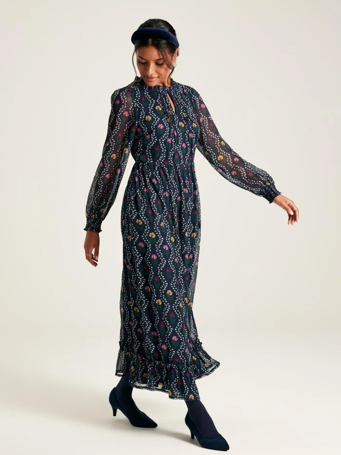 Joules Dresses Women Navy Floral Printed Dress