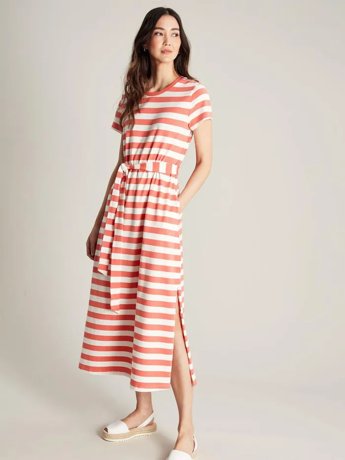 Joules Dresses Women Pink Jersey Long Dress