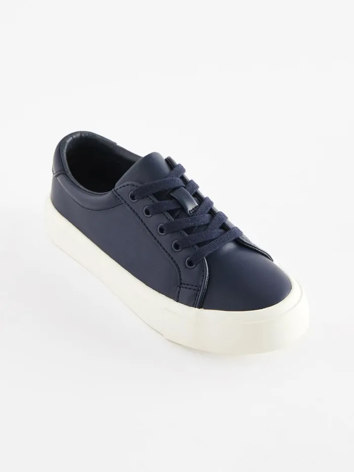 Joules Footwear Boys Next Navy LaceUp Shoes