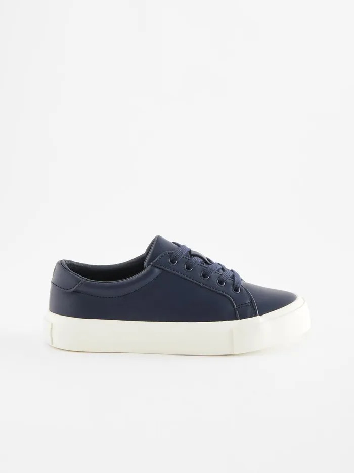 Joules Footwear Boys Next Navy LaceUp Shoes