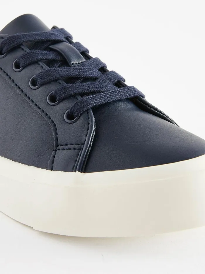 Joules Footwear Boys Next Navy LaceUp Shoes
