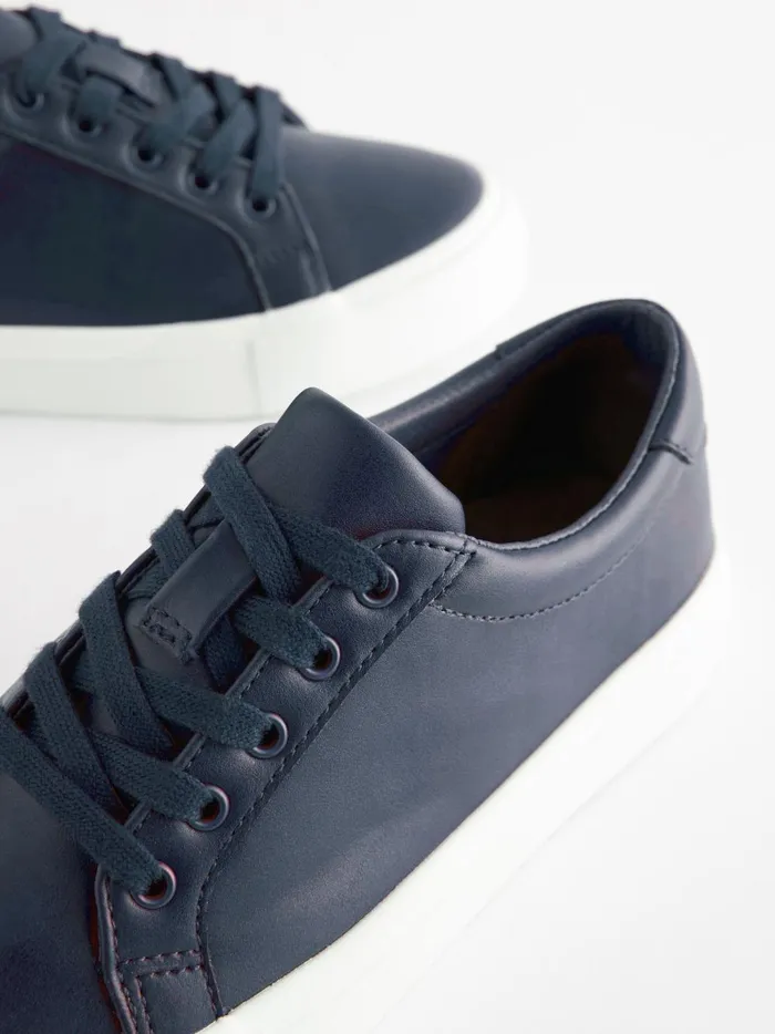 Joules Footwear Boys Next Navy LaceUp Shoes