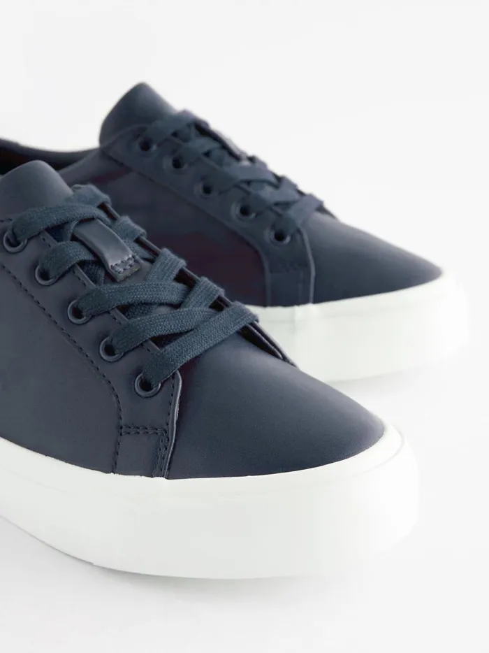 Joules Footwear Boys Next Navy LaceUp Shoes