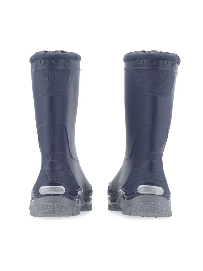Joules Footwear Boys Start Rite Blue Mudbuster Fleece Lined Cosy Wellies