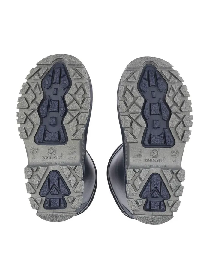 Joules Footwear Boys Start Rite Blue Mudbuster Fleece Lined Cosy Wellies