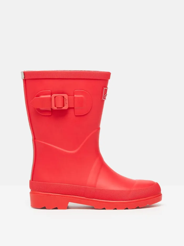 Joules Footwear GirlsBoys Red Adjustable Wellies