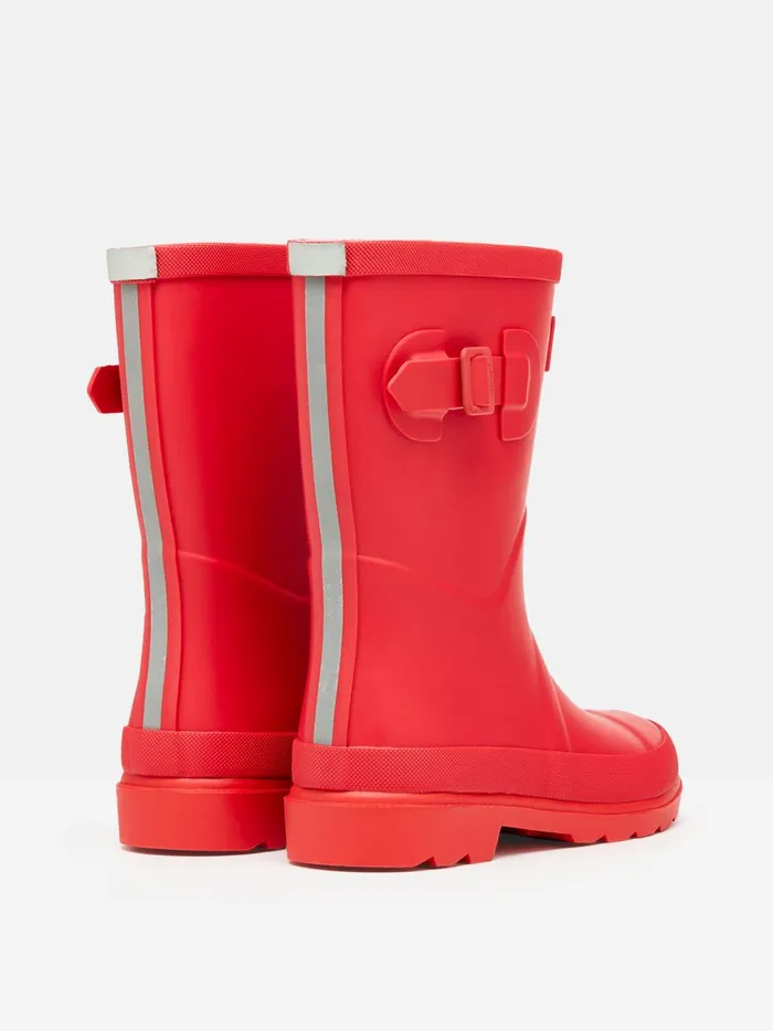 Joules Footwear GirlsBoys Red Adjustable Wellies