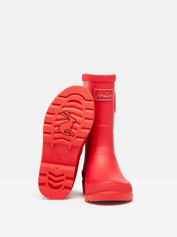 Joules Footwear GirlsBoys Red Adjustable Wellies