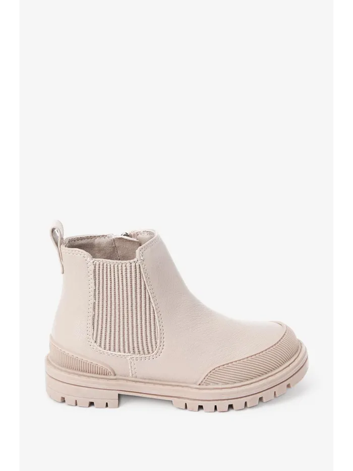 Joules Footwear Girls Next Cream Chelsea Boots