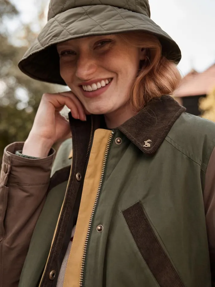 Joules Hats Women Green Quilted Hat