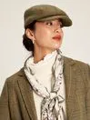 Joules Hats Women Green Tweed Baker Boy Hat
