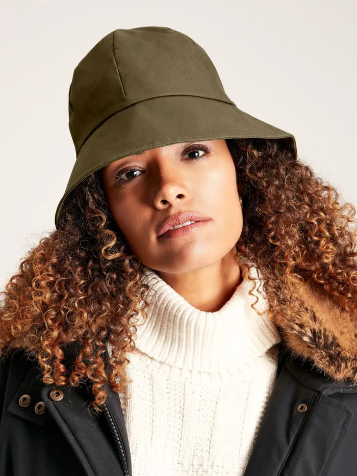 Joules Hats Women Green Wax Hat
