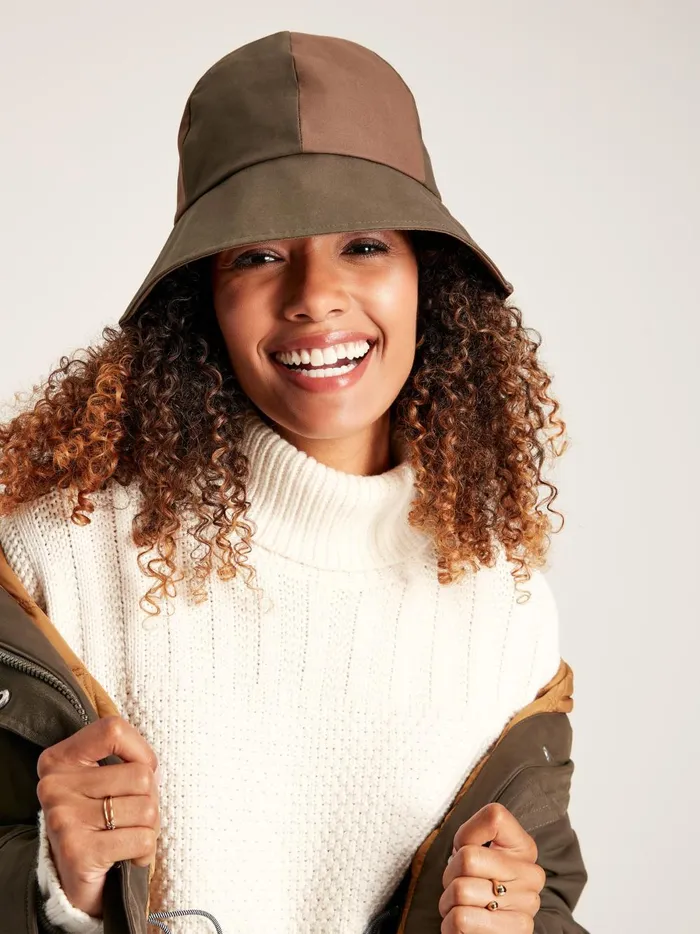 Joules Hats Women Multi Green Wax Hat