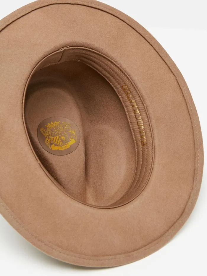 Joules Hats Women Neutral Wool Fedora