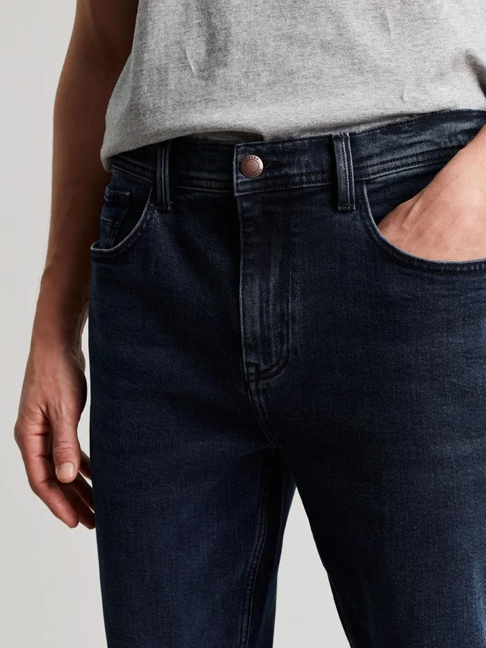 Joules Jeans Men Ink Wash Denim Slim Fit Five Pocket Denim Jeans