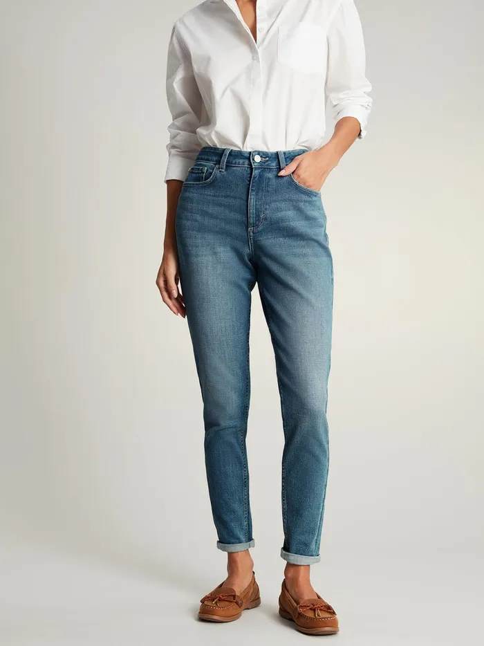 Joules Jeans Women Blue High Rise Stretch Skinny Jeans
