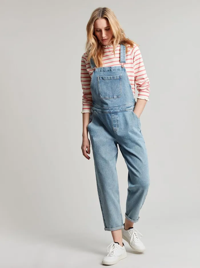 Joules Jumpsuits and Dungarees Women Blue Straight Leg Dungarees