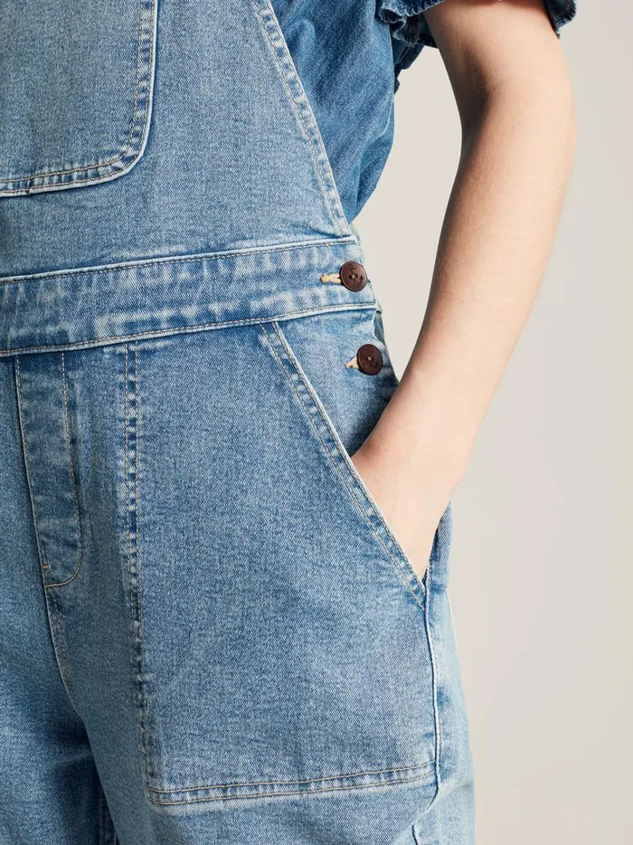 Joules Jumpsuits and Dungarees Women Blue Straight Leg Dungarees