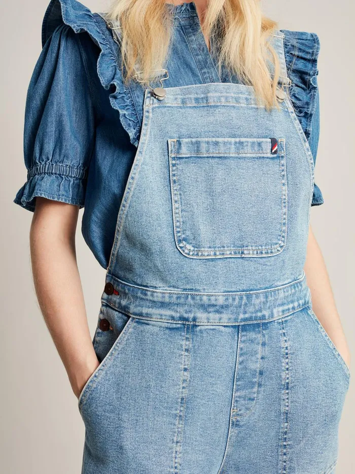 Joules Jumpsuits and Dungarees Women Blue Straight Leg Dungarees