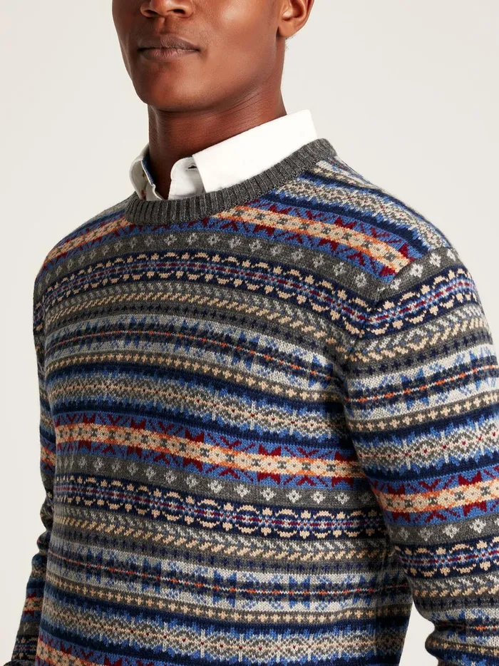 Joules Knitwear Men Grey Jumper