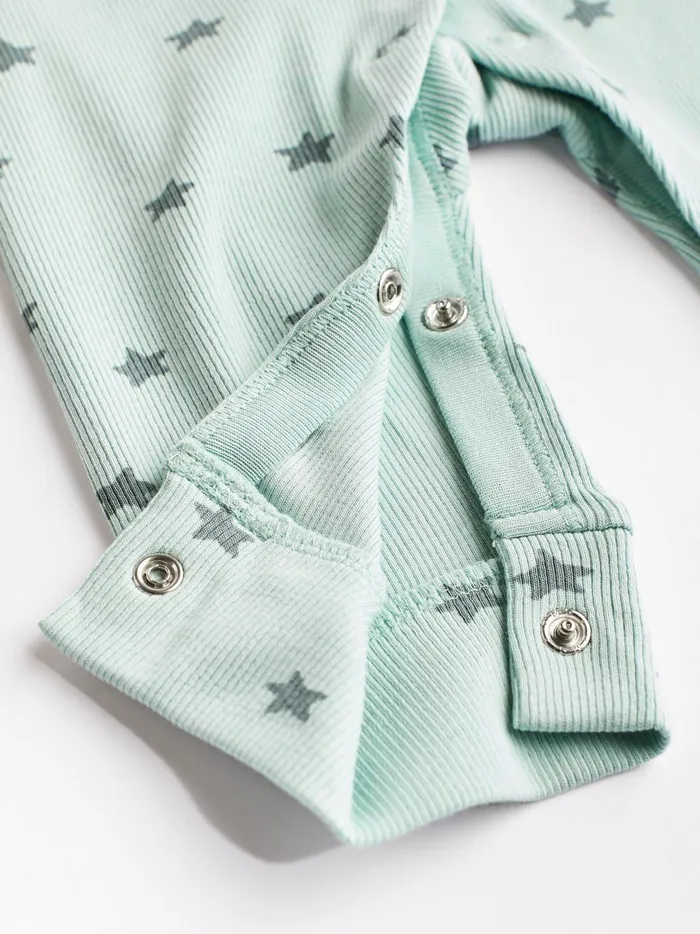 Joules Nightwear Boys Next Neutral Baby Star Sleepsuits 4 Pack