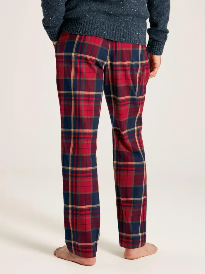 Joules Nightwear Men Red Tartan Pyjama Bottoms