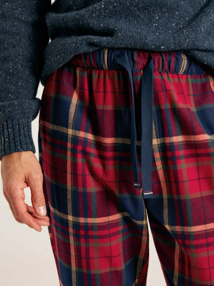 Joules Nightwear Men Red Tartan Pyjama Bottoms