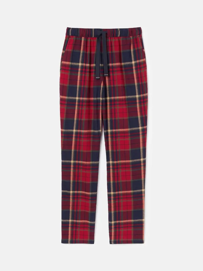Joules Nightwear Men Red Tartan Pyjama Bottoms