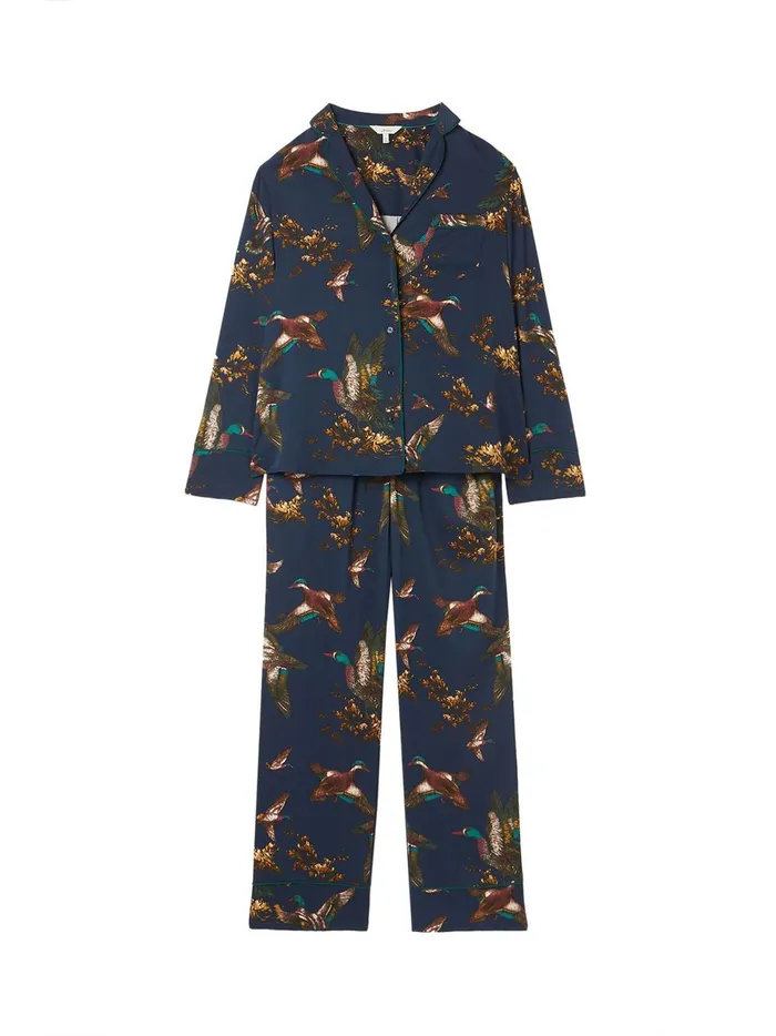 Joules Nightwear Women Navy Pyjama Set