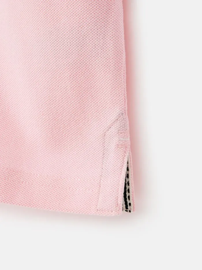 Joules Polo Shirts Boys Pink Pique Cotton Polo Shirt