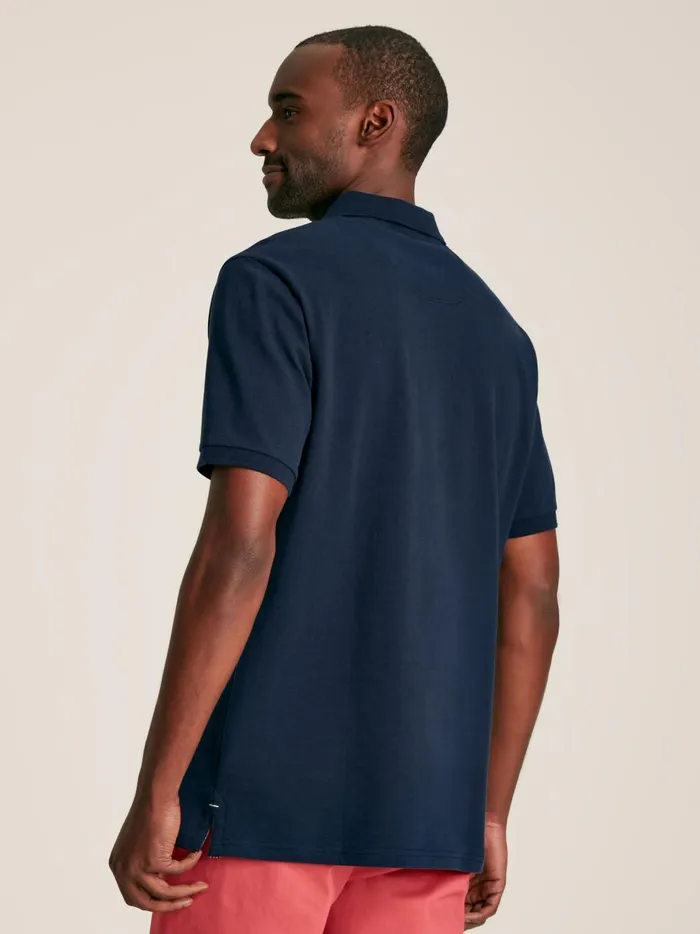 Joules Polo Shirts Men Navy Cotton Polo Shirt