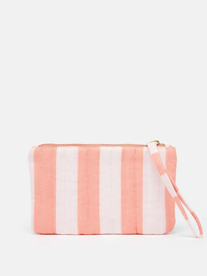 Joules Purses Women PinkOrange Wrist Purse