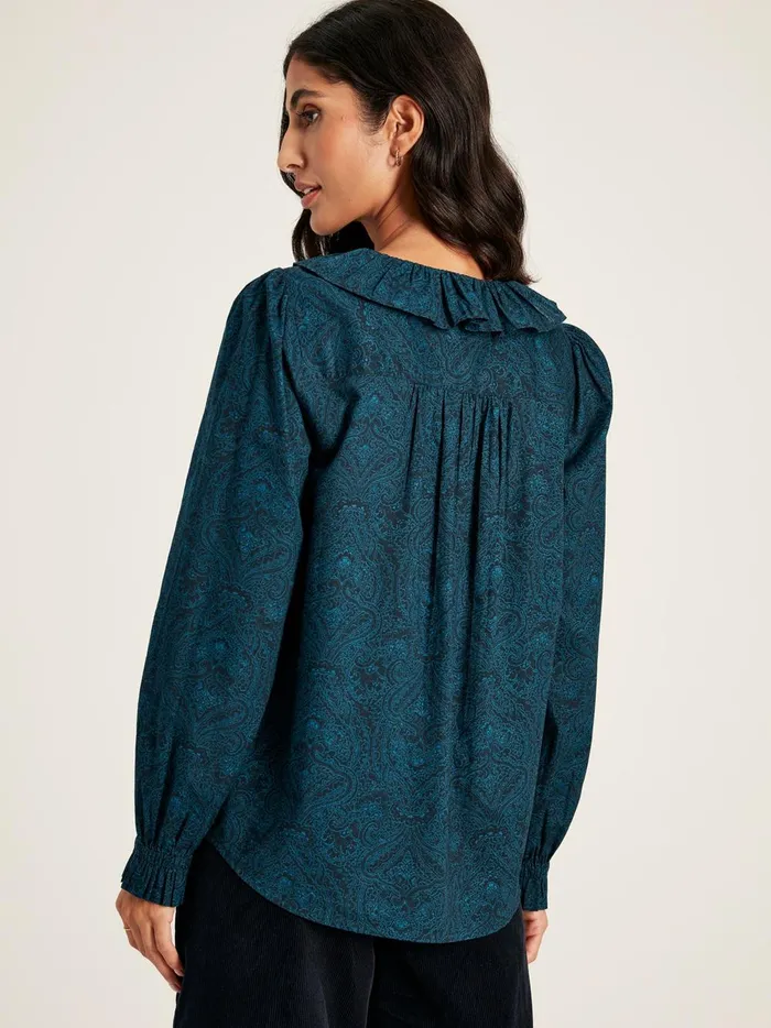 Joules Shirts and Blouses Women Navy Waterfall Blouse