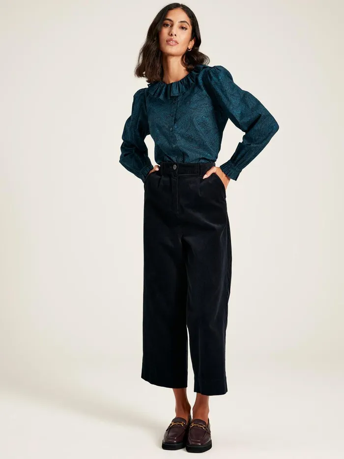 Joules Shirts and Blouses Women Navy Waterfall Blouse