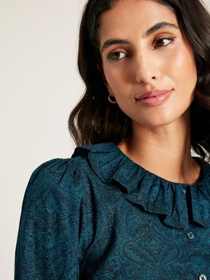 Joules Shirts and Blouses Women Navy Waterfall Blouse