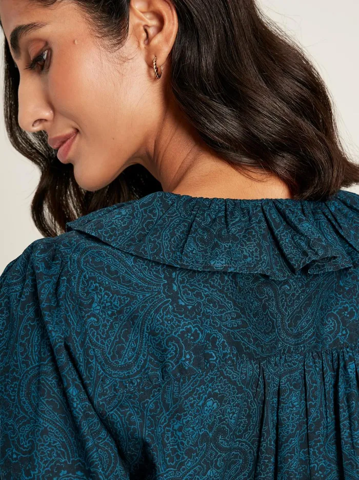 Joules Shirts and Blouses Women Navy Waterfall Blouse