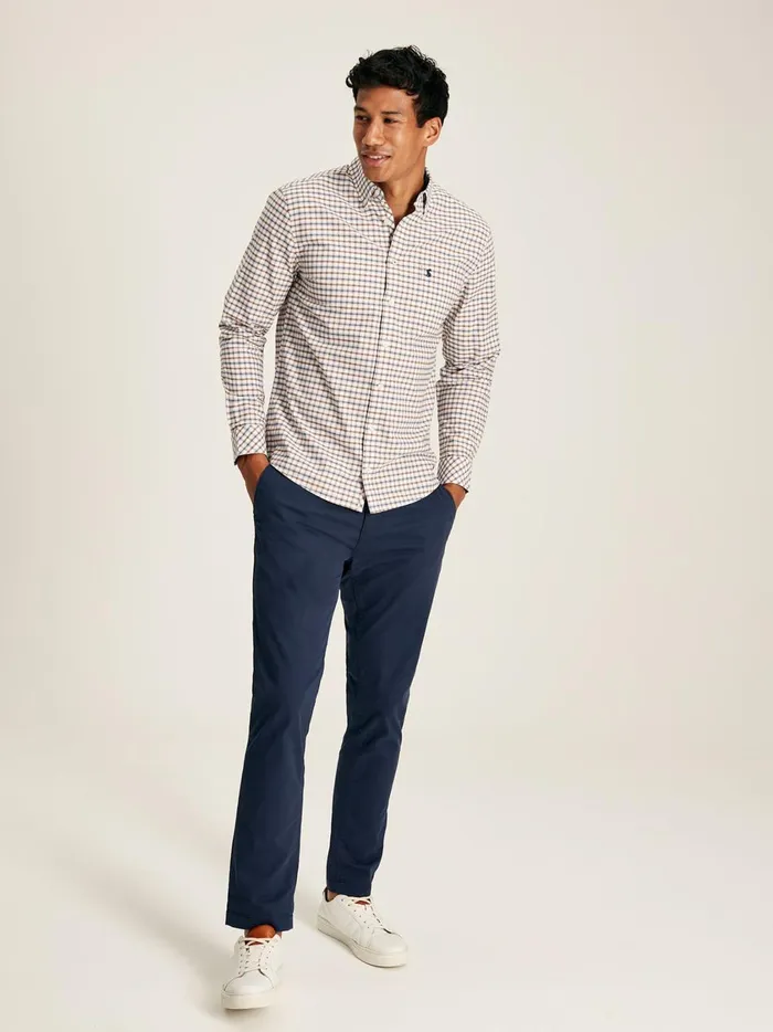 Joules Shirts Men BlueBrown Classic Fit Shirt
