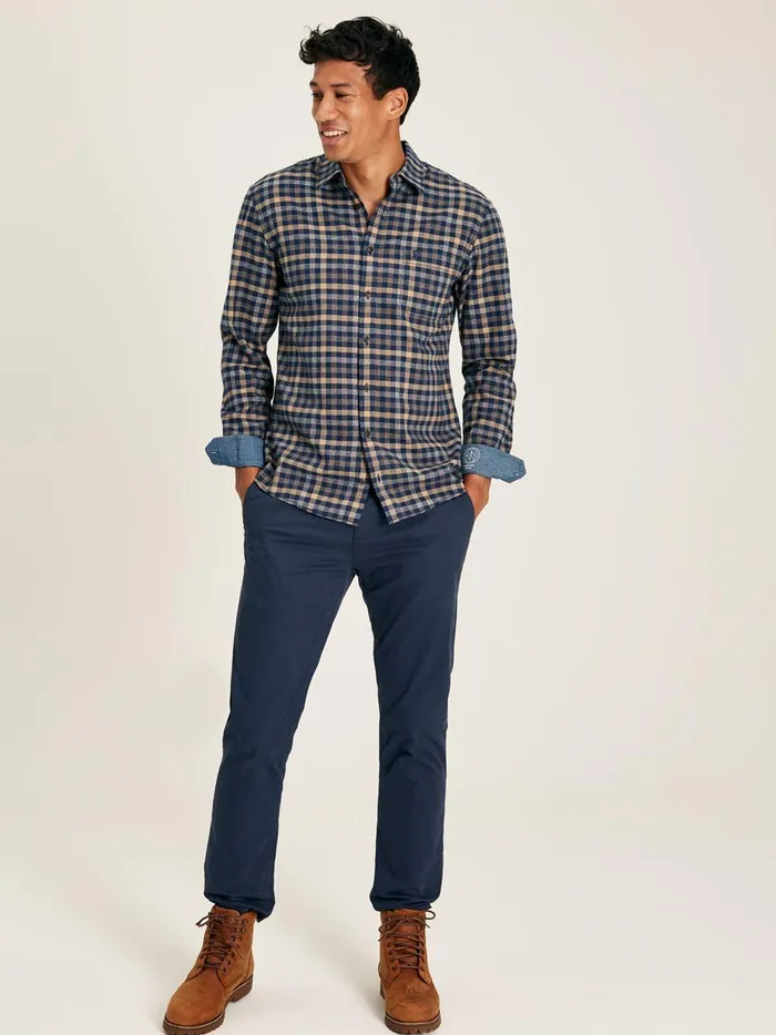 Joules Shirts Men Blue Check Shirt